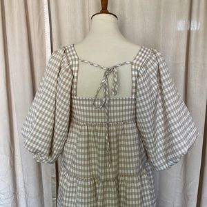 SNDYS Gingham Dress